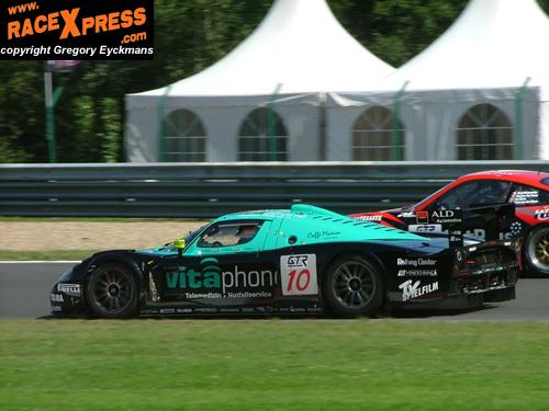 De Maserati in volle actie